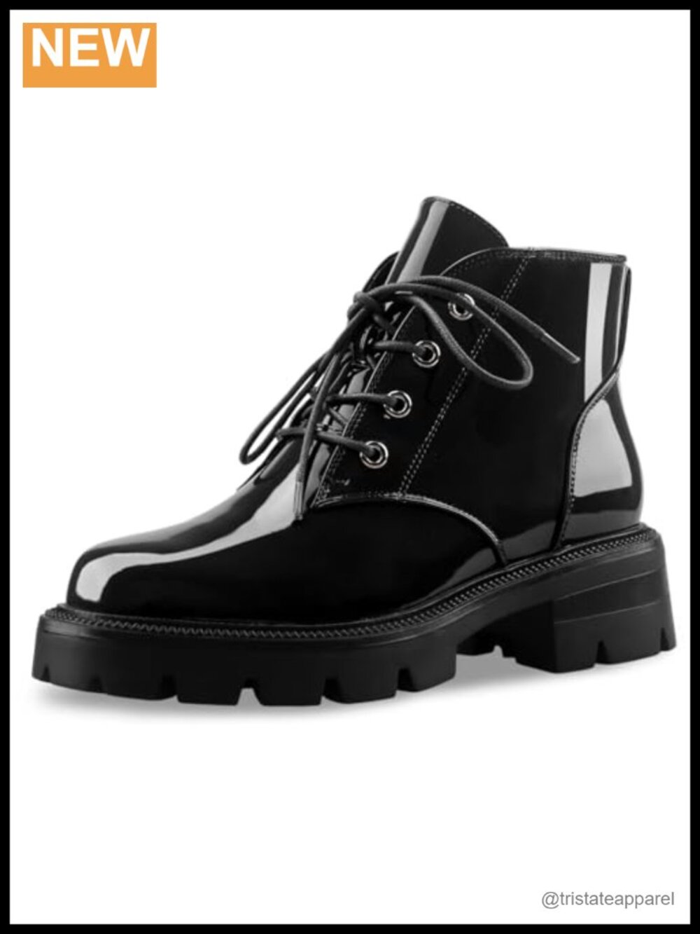 Women's Chunky Platform Lug Sole Combat Boots Ankle Booties